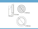 BAIML FARO ELECTR. BIOVOLTAJE DOBLE FUNCION POSICION STOP  /CONECTOR DE 3 VIAS Y 3 CABLES 