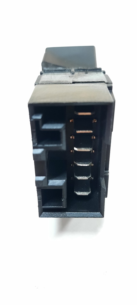 VUARAM TECLA ALZA VIDRIOS SIMPLE IZQ.(NEGRO-6 TERMINALES) DUCATO - BOXER 2002> OEM:735315619