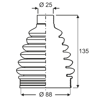 SERRAT KIT DE TRANSMISION CHEVROLET S10 96> FIAT DUCATO 99>PALIO 04/09  / PEUGEOT 306 99/03 405 96/03 PARTNER 98> BOXER 07> RENAULT LAGUNA 93/08  VOLKSWAGEN GOLF 00> POLO 96> RUEDA Y CAJA IZQ/DER