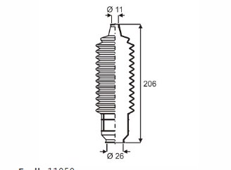 SERRAT KIT DE DIRECCION FORD SIERRA TAUNUS 92> MECANICA  / DERECHA 