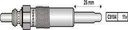 [9104.0448] KESSEL (345900) BUJIA INCAND. POLO GOLF GALAXI LAGUNA HILUX 2.8D