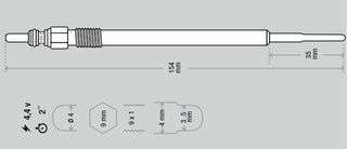 KESSEL BUJIA INCAND. FIAT TORO 2.0 16V TD 2016> ULTRA RAPIDA