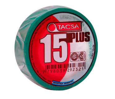 TACSA CINTA AISLADORA PVC 19MM X20M X 0.15MM  