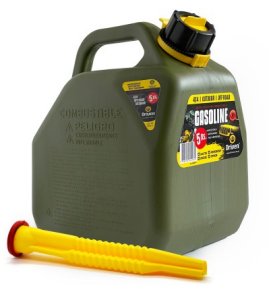 DRIVEN BIDON PLASTICO PROFESIONAL 5L VERDE OFF ROAD 4X4 APTO COMBUSTIBLE ANTIESTATICO - ANTIVENTEO - TRABA SEG. DESCARGA A 45 GRADOS (ART. DISCONTINUADO)