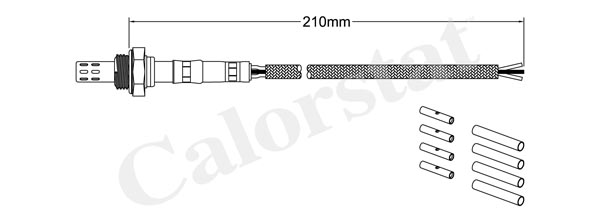 MLH SONDA LAMBDA 3 CABLES AUDI/MB/VOLVO