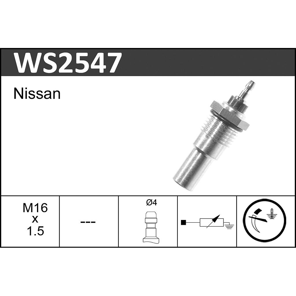 MLH SENSOR TEMPERATURA AGUA NISSAN PATROL / PICK UP FRONTIER  (AD)