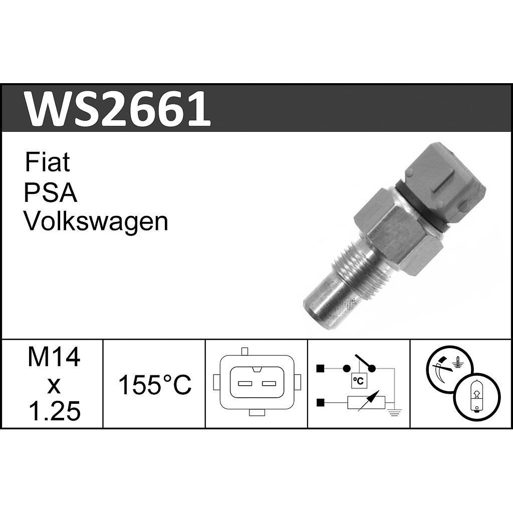 MLH SENSOR TEMPERATURA AGUA P 106-P 206-XANTIA  (ART. DISCONTINUADO)