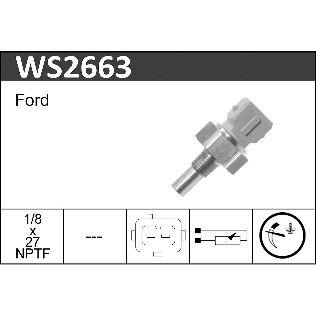 MLH SENSOR TEMPERATURA AGUA ESCORT ROCOM 1.6L 1.8  
