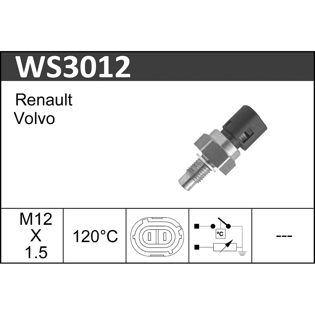 MLH SENSOR TEMPERATURA AGUA LAGUNA 2.0 >1995  MEGANE
