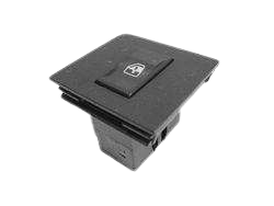 VUARAM TECLA LEVANTA VIDRIOS SIMPLE UNO-DUNA-WEEKEND 95>  / SIN MARCO // ILUMINADA