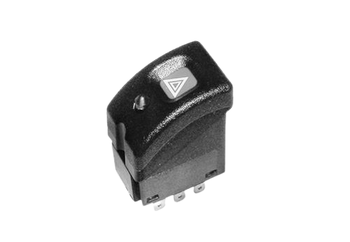 VUARAM TECLA BALIZA C/ALARMA CORSA CLASSIC 94/99 NEGRO ELECTRONICA ILUMINADA
