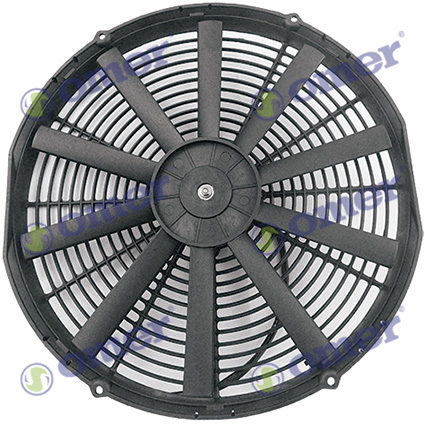 OMER ELECTRO UNIVERSAL 16'' ASPAS RECTAS 24V