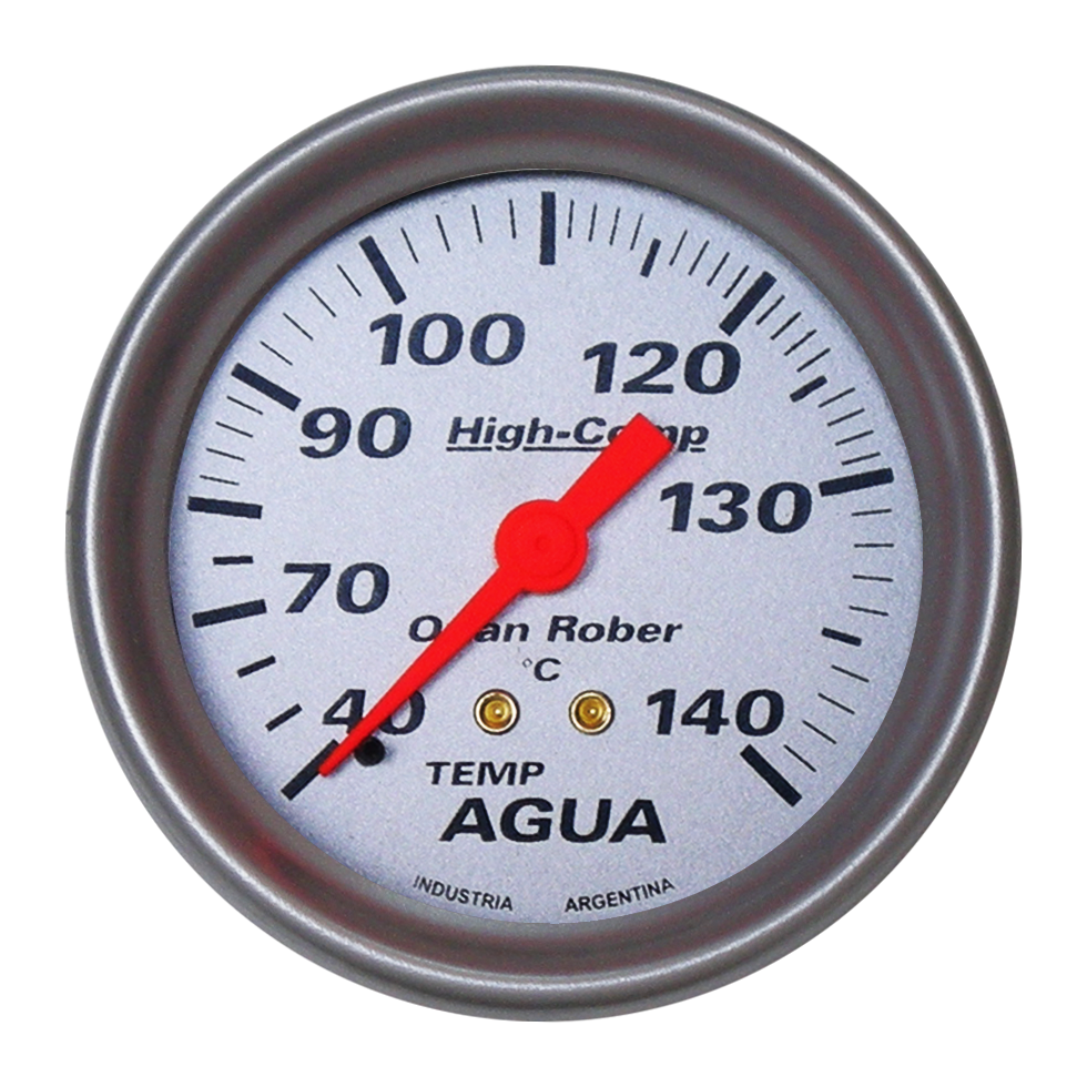 OR TERMOMETRO MECANICO TEMP. AGUA 140º 2M 66MM *H-COMP PLATA*