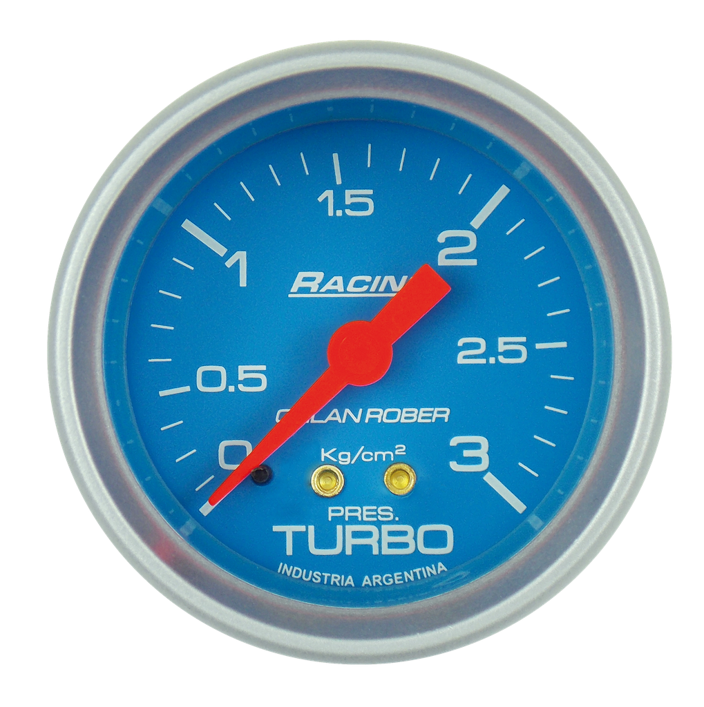 OR MANOMETRO PRESION DE TURBO 3KG 52MM *CELESTE*