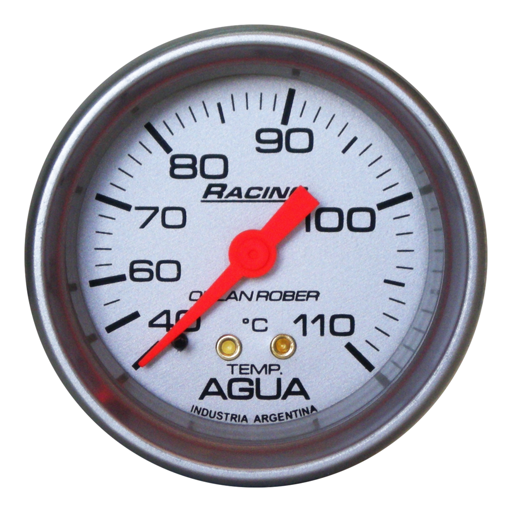 OR TERMOMETRO TEMP. AGUA 2MT 40-110° 52MM *PLATA*