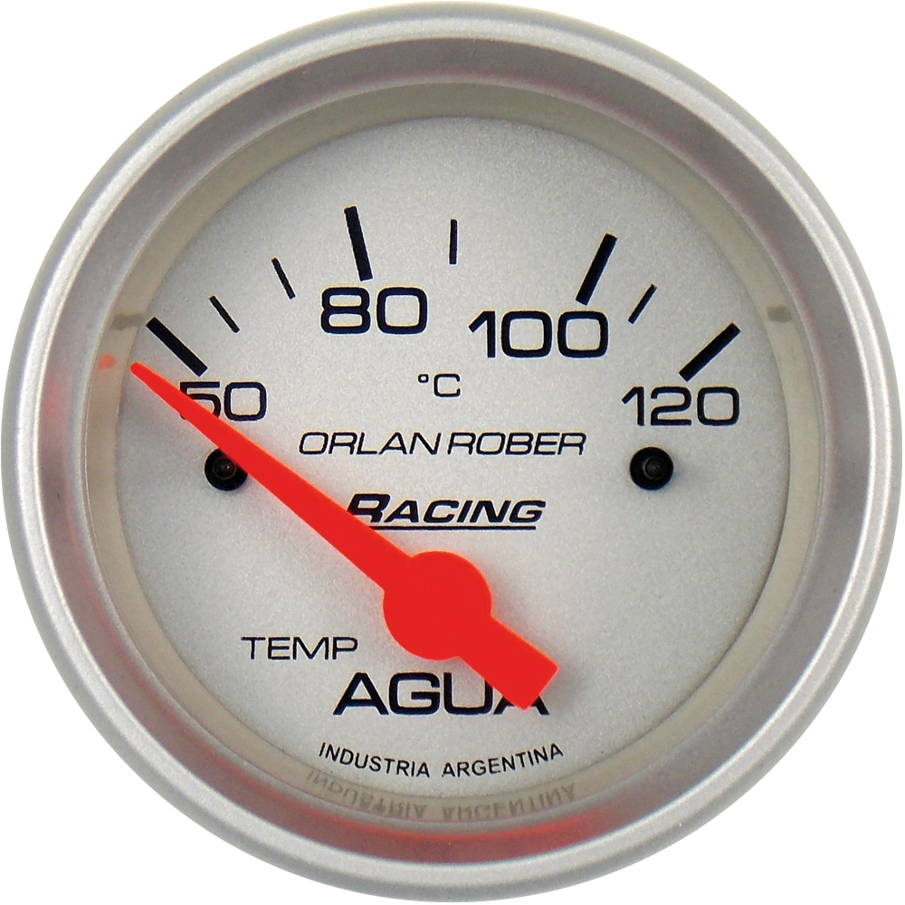 OR TERMOMETRO ELECTRICO TEMP. AGUA 24V 120º 52MM *PLATA*
