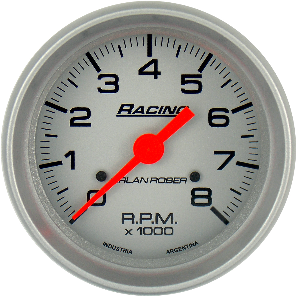 OR TACOMETRO 8000 RPM *H-COMP PLATA*