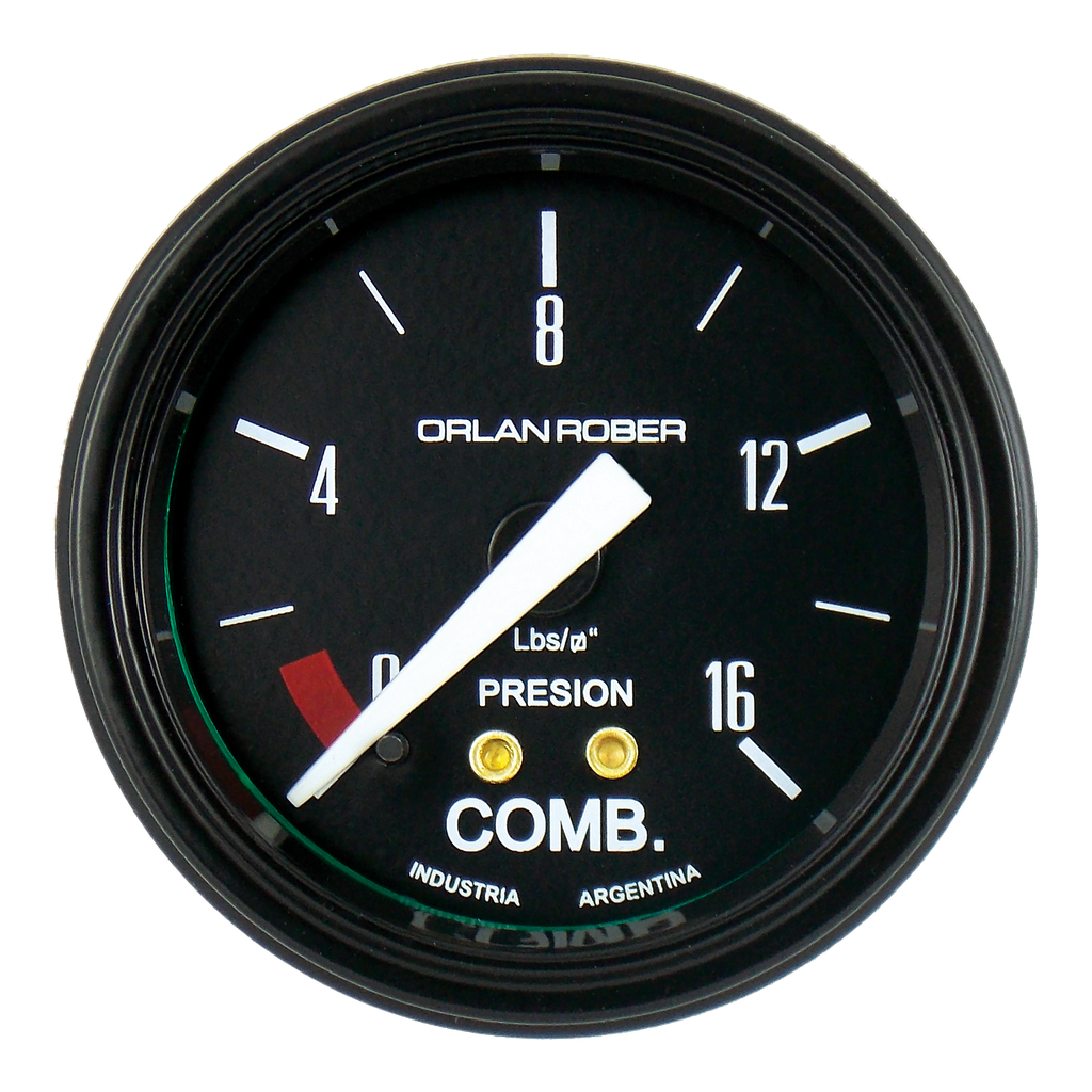 OR MANOMETRO PRESION COMBUSTIBLE 0-16 LBS 52MM *CLASSIC*