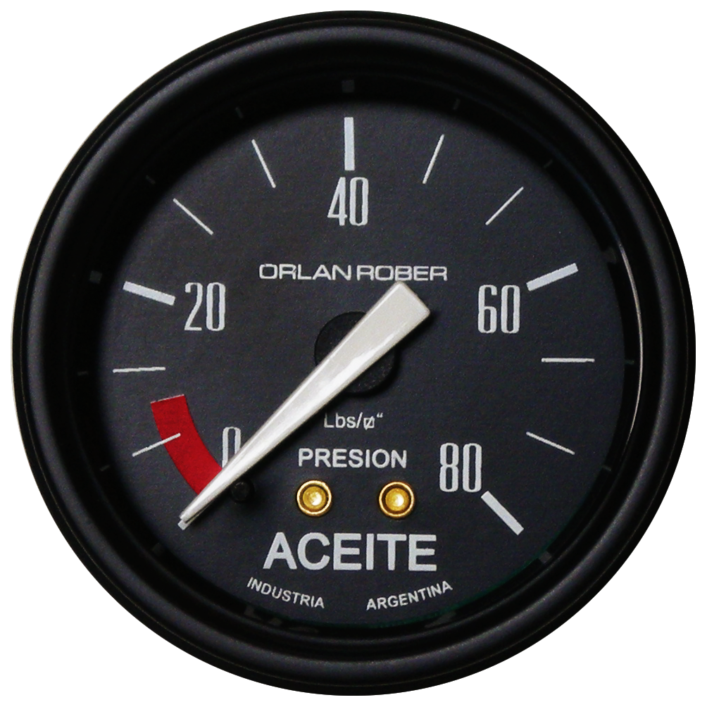 OR MANOMETRO ACEITE 80 LIBRAS 52MM *CLASSIC*