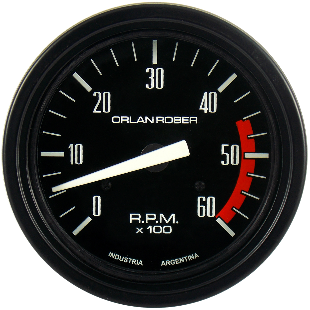 OR TACOMETRO 12V 6000 RPM 80MM *CLASSIC*