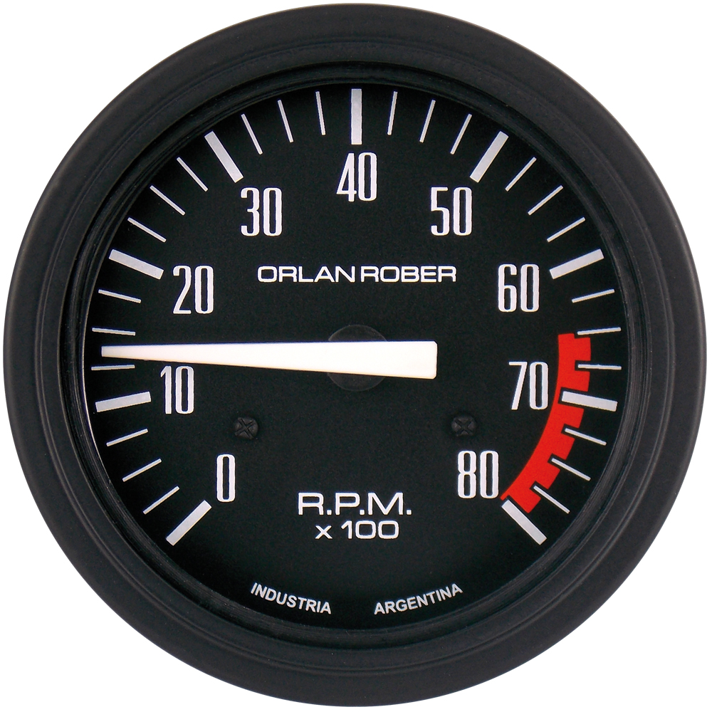 OR TACOMETRO 12V 8000 RPM 80 MM *CLASSIC