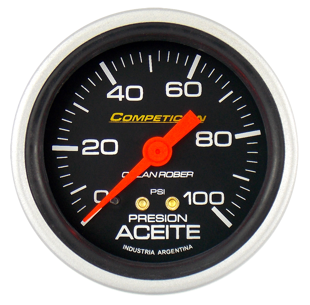 OR MANOMETRO MECANICO ACEITE 100PSI 60MM *COMPETICION*