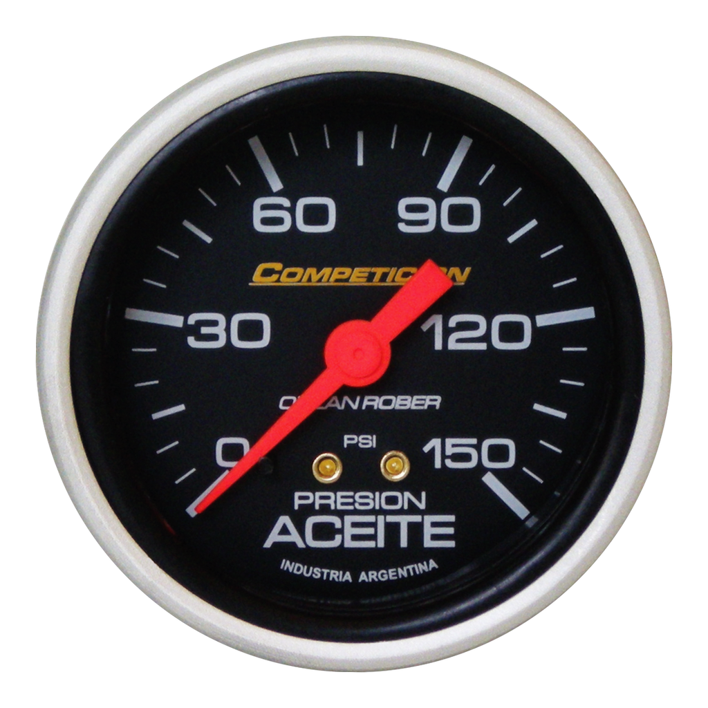 OR MANOMETRO MECANICO ACEITE 150PSI 60MM *COMPETICION*