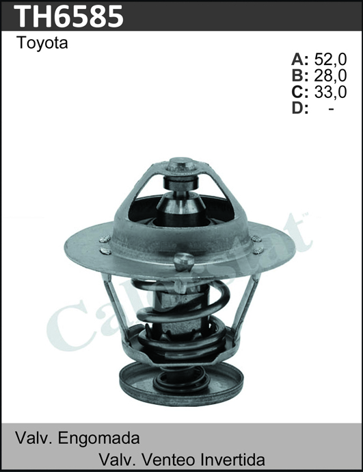 MLH TERMOSTATO TOYOTA HILUX NUEVA DIESEL 3.0