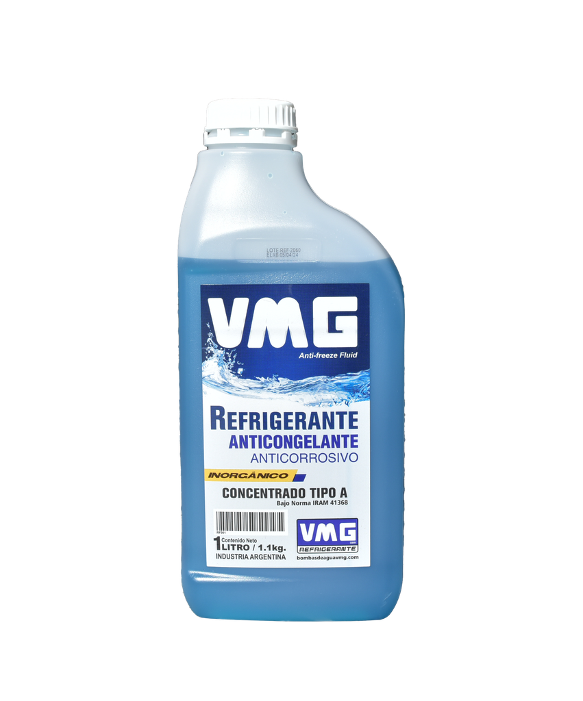 VMG LIQUIDO REFRIGERANTE AZUL INORGANICO CONCENTRADO X1 LT