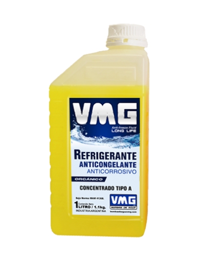 VMG LIQUIDO REFRIGERANTE AMARILLO ORGANICO LONG LIFE X1 LT