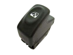 VUARAM TECLA LEVANTA VIDRIOS SIMPLE IZQ. RENAULT MEGANE 00> 5 TERMINALES / ILUMINADA (NEGRO)