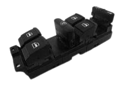 VUARAM TECLA LEVANTA VIDRIOS CUADRUPLE IZQ. VW GOLF BORA 00> / ILUMINADA