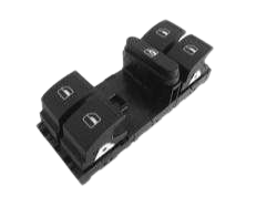 VUARAM TECLA LEVANTA VIDRIOS CUADRUPLE IZQ. VW VENTO BORA 07> ILUMINADA