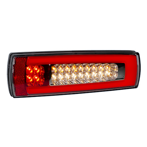 BAIML FARO ELECTR. 12/24 V MULTIFUNCION TRASERO REFLEC INCORPORADO RETROCESO CRISTAL POSICION/STOP ROJO GIRO TRASERO AMBAR DERECHO