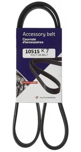 HUTCHINSON CORREA ELASTICA POLI V RENAULT KANGOO K4M 1.6 16V NUEVA