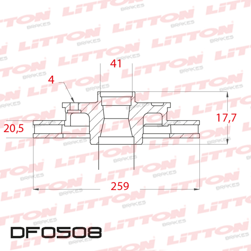 LITTON DISCO FRENO KANGOO CLIO LOGAN MEGANE R19 SCENIC SYMBOL 1.6 16V 1.9 TDi 2.0 SANDERO 1.5 V/D