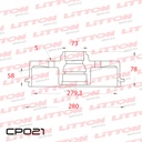 [CP021.0500] LITTON CAMPANA FRENO FORD F100 66/92 C/T