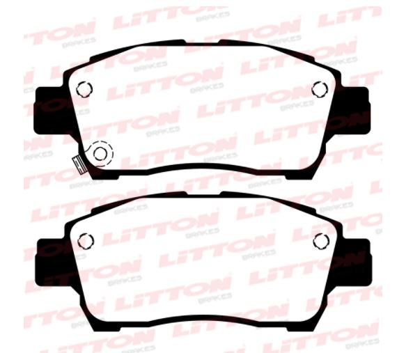 LITTON PASTILLAS FRENO TOYOTA YARIS (PD/496 FRASLE) (POSICION 0821)