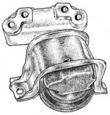 REYGOMA SOPORTE MOTOR HIDRAULICO LADO DERECHO PEUGEOT 207 CITROEN C3 NAFTA 1.4 VTi 2006/2012 OEM:9654166080
