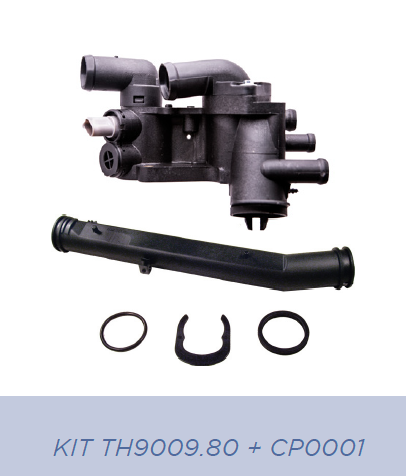 MLH KIT REFRIGER + CAÑO VW FOX GOL TREND SURAN (9009-80+CP0001) OEM: 032121026CN