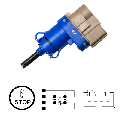 MLH SWITCH LUZ STOP FIAT PALIO 1.4 8V EVO 1.6 16V ETORQUE ARGO CRONOS FIRE ETORQUE JEEP RENEGADE 1.8 16V OEM: 50512681, K68073610AA