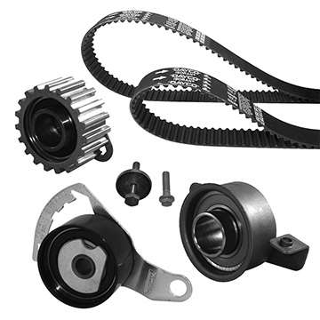 DAYCO KIT DISTRIBUCION FORD FIESTA / ESCORT / COURIER 1.8D (VKMA04107 - KH65 - K035451XS - CT901K3)