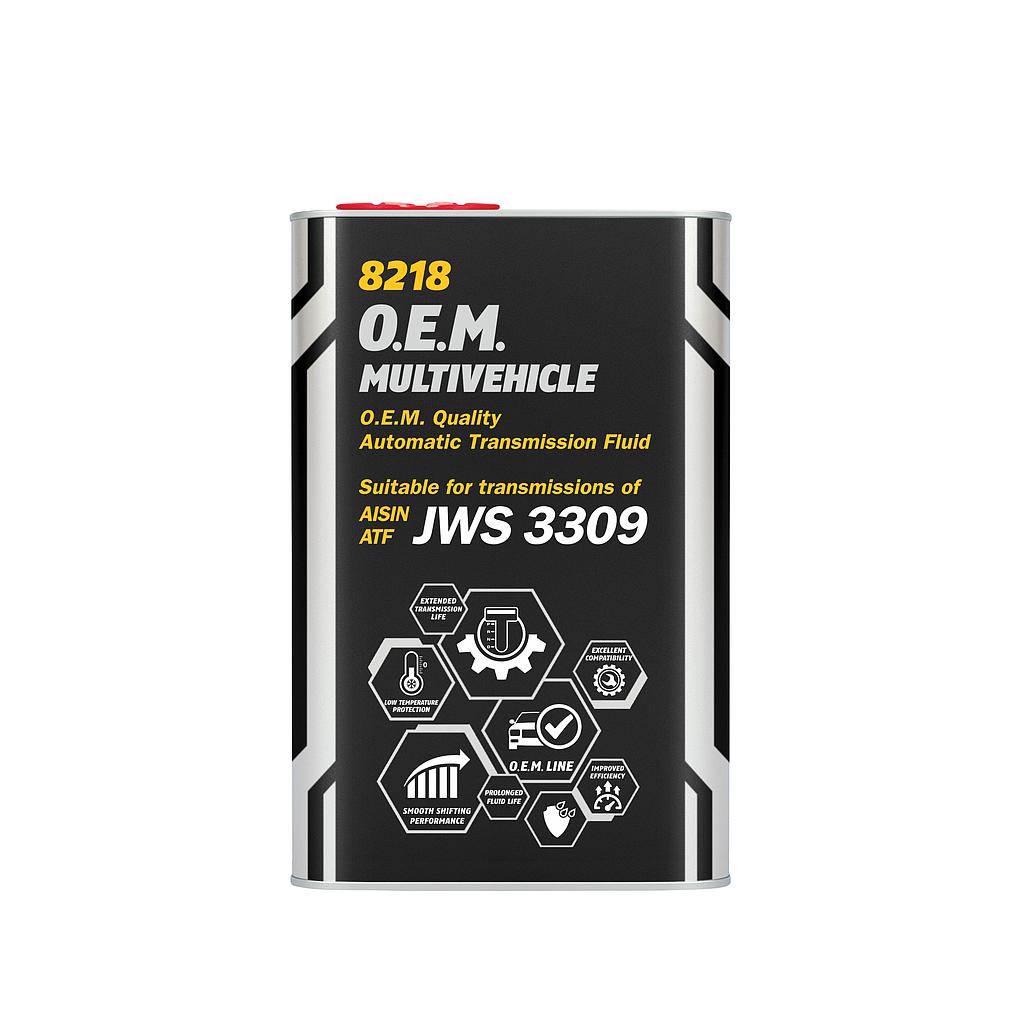 MANNOL LUBRICANTE SINTETICO  O.E.M - ATF Multivehicle - 1L 	JWS3309 - ATF +3/+4 - AllisonC4 - Mercon V