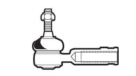 TIPER EXTREMO DE DIRECCION TOYOTA COROLLA (E14-E15) DER 02/08 OEM: 45046-02070