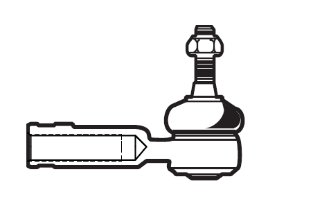 TIPER EXTREMO DE DIRECCION (E14-E15) IZQ TOYOTA COROLLA 02/08