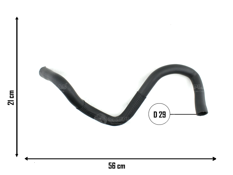 CAUPLAS MANGUERA RADIADOR INFERIOR AUDI  A3 VW BORA GOLF IV OEM:1J0122051H