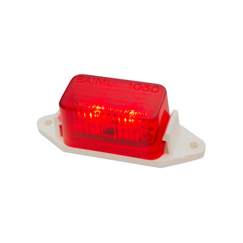 BAIML FARO ELECTRONICO BIVOLTAJE RECTANG.2 LEDS ROJO  