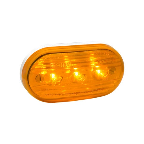 BAIML FARO ELECTRONICO BIVOLTAJE OVAL CHICO 3 LEDS AMBAR  