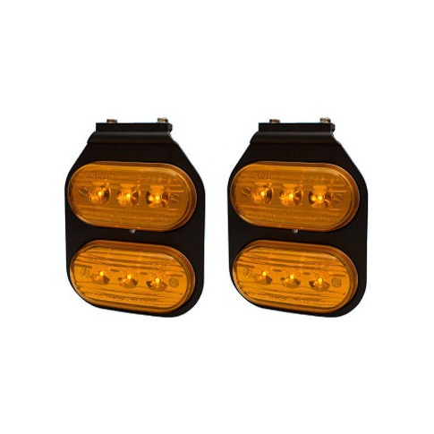 BAIML JUEGO FARO FLEXIBLE ELECTRONICO BIVOLTAJE DOBLE AMBAR-AMBAR