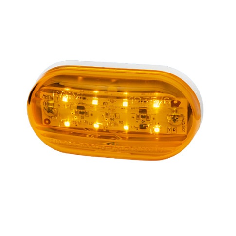 BAIML FARO ELECTRONICO BIVOLTAJE 12 LEDS AMBAR DELIMITADOR LATERAL // GIRO LATERAL